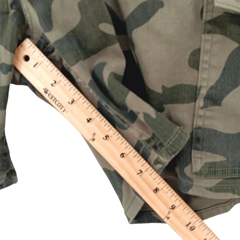 NEW Fashion Nova Shorts Womens 3X Inside Scoop Camo Cargo Cotton Stretch City 42